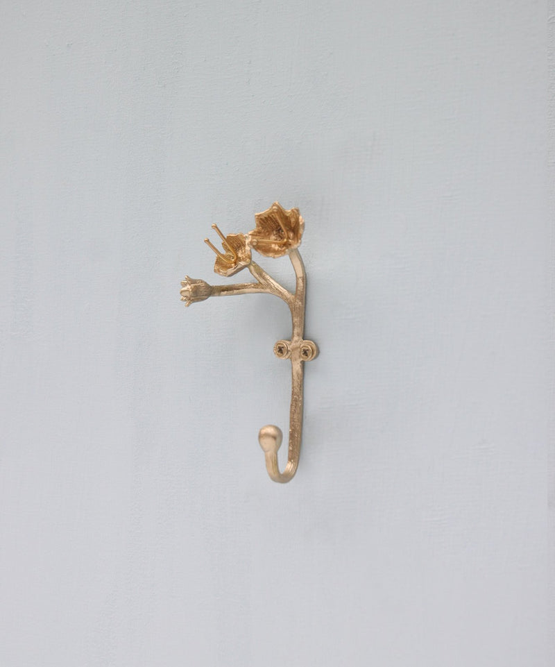 Blossom Hook, Wall Mounted Brass Coat Hook DecorDoing GoodsHooks