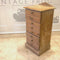 Antique Pine Collectors Cabinet Drawer Set With Collection Of Butterflies