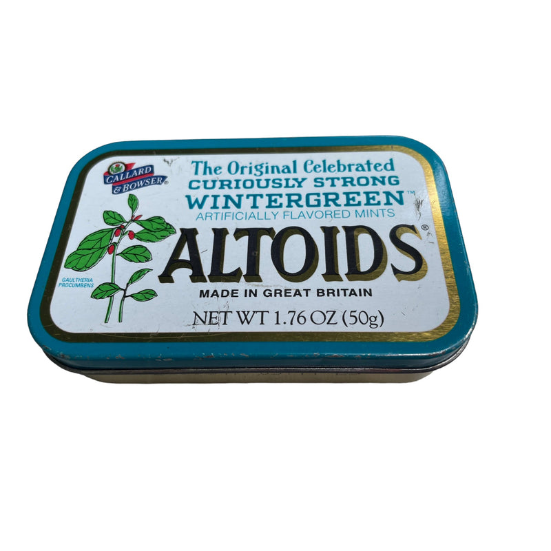Callard & Bowser Altoids Curiously Strong Wintergreen Mints Vintage TinVintage FrogTins