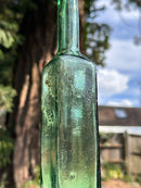 Cantrell & Colmline Antique Green Glass Bottle - Vintage Glass BottleVintage FrogBottle