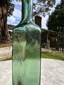 Cantrell & Colmline Antique Green Glass Bottle - Vintage Glass BottleVintage FrogBottle