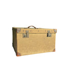 Canvas & Leather Travelling Vintage Hat Luggage Box Trunk with G.W.R. LabelsVintage Frog