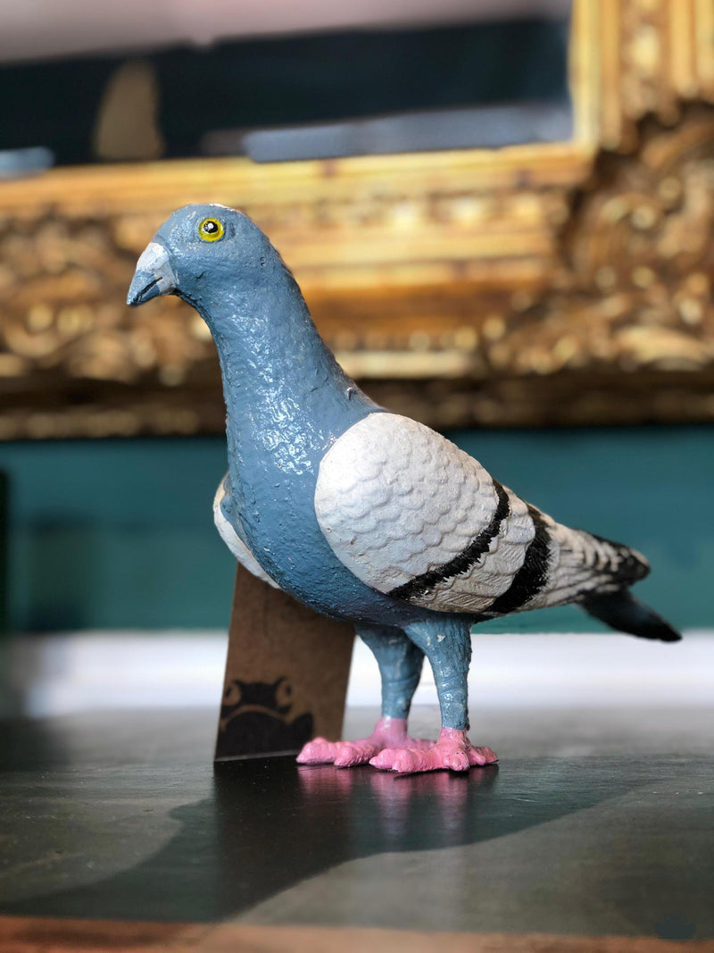 Cast Iron Pigeon Bird Ornament FigureVintage FrogBrand New