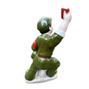 Chinese Cultural Revolution Red Guard Porcelain FigureVintage Frog