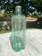 Clarke's World Famous Blood Mixture Antique Aqua Blue Glass Bottle - Vintage Glass BottleVintage FrogBottle