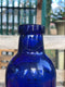 Cobalt Blue Apothecary Style Bottle (Cracked around Neck)Vintage FrogFurniture
