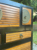Contemporary Chinese Rotating Media Unit Drawer StorageVintage FrogFurniture
