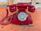 Contemporary Vintage Style Red Landline TelephoneVintage FrogFurniture