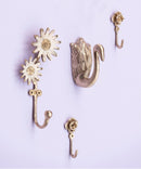 Daisy Hook, Wall Mounted Brass Coat Hook DecorDoing GoodsHooks