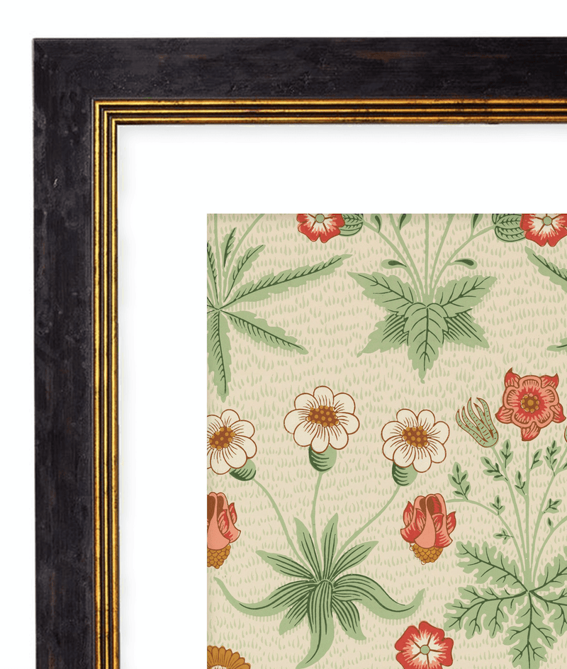 Daisy - William Morris Pattern Artwork Print. Framed Wall Art PictureVintage Frog T/APictures & Prints