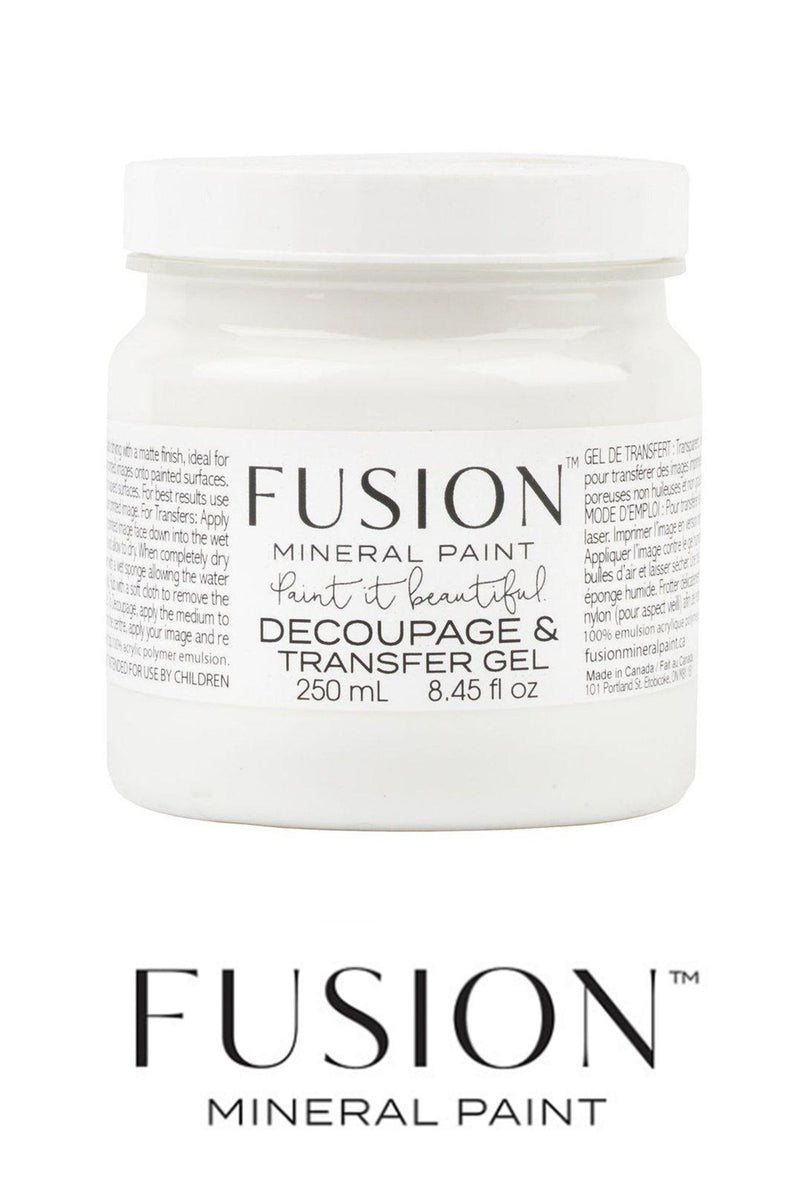 Decoupage and Transfer Gel Size, Fusion Mineral Paint - 250mlFusion™Paint