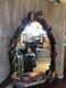 Dressing Table and Mirror With Wooden Carved Details of Leaves and FlowersVintage FrogVintage Item