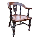 Early 20th Century Office Desk Captains ChairVintage Frog