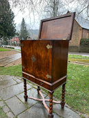 Early 20th Century, William and Mary Style Walnut Cabinet on Stand, Modified to be a Drinks, Cocktail CabinetVintage FrogFurniture