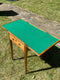 Edwardian Fold Out Card Table With Lined Felt and Tapered Legs On Brass CastorsVintage FrogFurniture