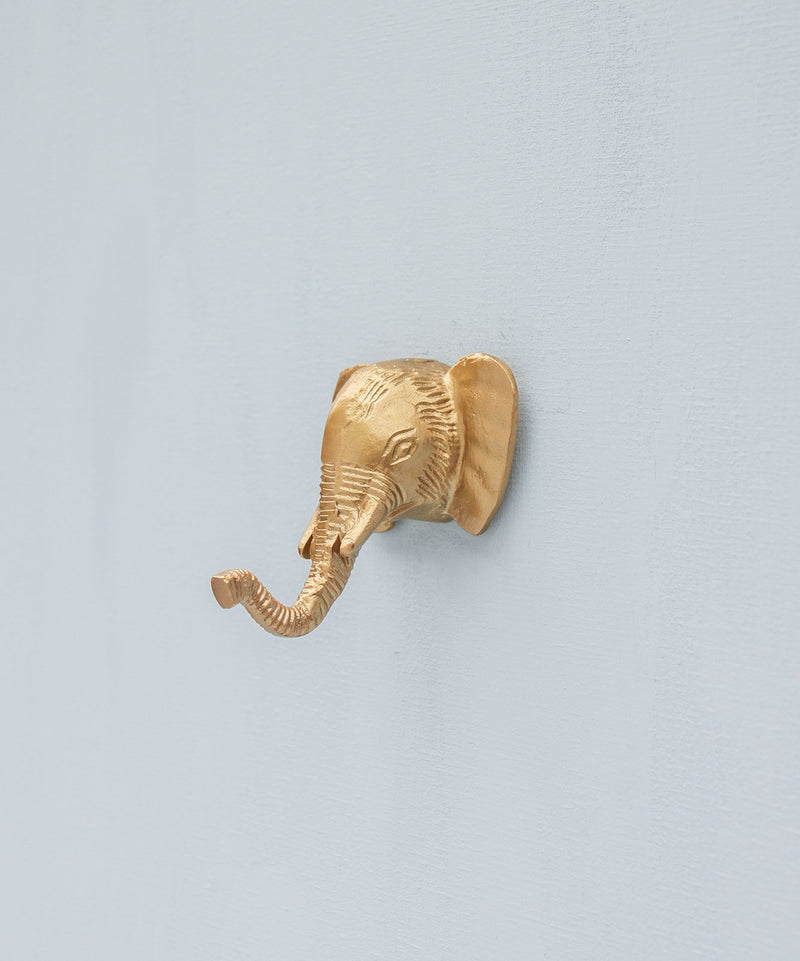 Elephant Hook, Wall Mounted Brass Coat Hook DecorDoing GoodsHooks