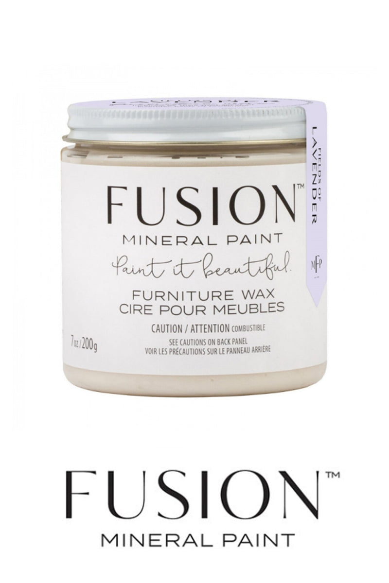 Fields of Lavender Scented Clear Wax Finish, Fusion Mineral Paint - 200gFusion™Wax