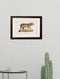 Framed 1824 Tiger Print - Referenced from French 1800s Hand-Coloured PrintVintage FrogPictures & Prints