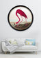 Framed American Flamingo Print - Referenced from an 1800s Hand-Coloured Audubon PrintVintage FrogPictures & Prints