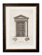 Framed Architectural Study of Doors - Referenced From A Detailed Late 1700s PrintVintage FrogPictures & Prints
