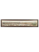 Framed Panoramic View Of London And The River Thames Print - Referenced From An Original Hand Coloured Print From The 1800sVintage FrogPictures & Prints