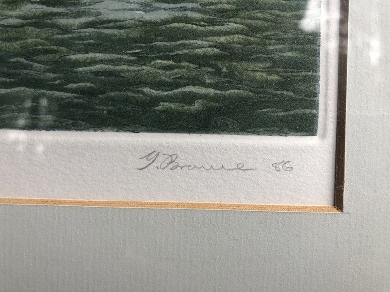 Framed Pint of Putney Pier Framed PictureVintage FrogVintage Item
