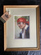 Framed Watercolour Portrait Picture By Margaret TheyreVintage FrogDecor
