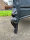 French Black Painted Wash Stand Cabinet With Marble TopVintage FrogFurniture