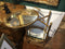 Gold Coloured Mirrored Drinks Stand With Removable Serving TrayVintage FrogDrinks Trolley