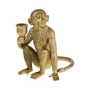 Gold Coloured Monkey Single Candle HolderVintage Frog W/VDecor
