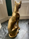 Gold Egyptian Style Cat Statue FigureVintage Frog C/HVintage Item