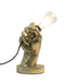 Gold, "Hand Held" Table Lamp, Desk top LightingVintage Frog M/RDecor