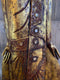 Gold Painted Wooden Thai Buddha Statue FigureVintage FrogDecor