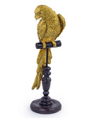 Gold Parrot Figure On Perch OrnamentVintage FrogBrand New