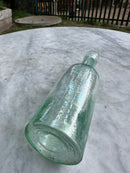 Goodall Backhouse Antique Aqua Glass Bottle - Vintage Glass BottleVintage FrogBottle