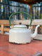 Green and Cream Vintage European Enamel Kettle Tea PotVintage FrogFurniture