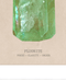 Green Fluorite Crystal Gemstone Artwork Print. Framed Healing Crystal Wall Art PictureVintage Frog T/APictures & Prints