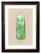 Green Fluorite Crystal Gemstone Artwork Print. Framed Healing Crystal Wall Art PictureVintage Frog T/APictures & Prints