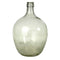 Green Frosted Glass Floor Vase Bottle (Medium)Vintage Frog W/VDecor