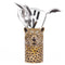 Hand-Painted Ceramic Leopard Figure Kitchen Utensil Pot VaseQuail CeramicsVase