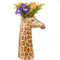 Hand-Painted Giraffe Figure Large Flower VaseQuail CeramicsVase