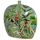 Hand Painted Jungle Deco Bud VaseVintage Frog C/H