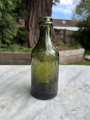 J. Pratt & Son, Manchester Antique Green Glass Bottle - Vintage Glass BottleVintage FrogBottle
