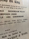 Large Framed Vintage Print of "Fine Old Bottled Sherries" Black and White Text Notice PictureVintage FrogFurniture