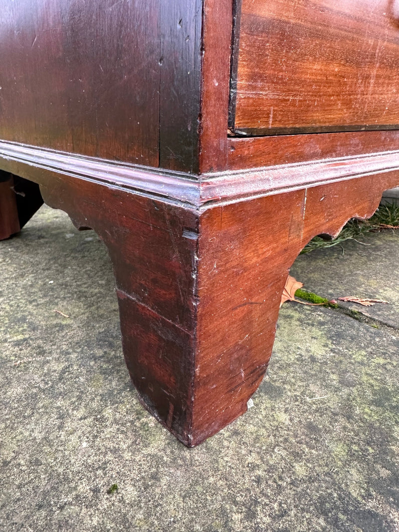 Large Georgian Chest on Chest, Tall Chest of DrawersVintage Frog