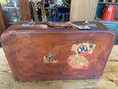 Large Leather Dickens & Jones SuitcaseVintage Frog