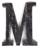 Letter "M" Made From A Vintage Oil DrumVintage Frog W/BDecor
