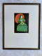 Lino Cut Artwork, Limited Signed Edition "Nutcracker Chinese Boy"Vintage Frog