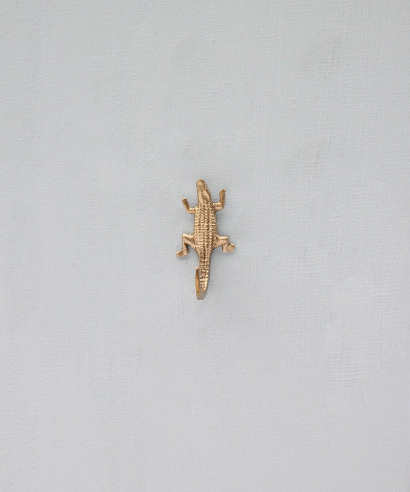 Mini Crocodile Hook, Wall Mounted Brass Coat Hook DecorDoing GoodsHooks