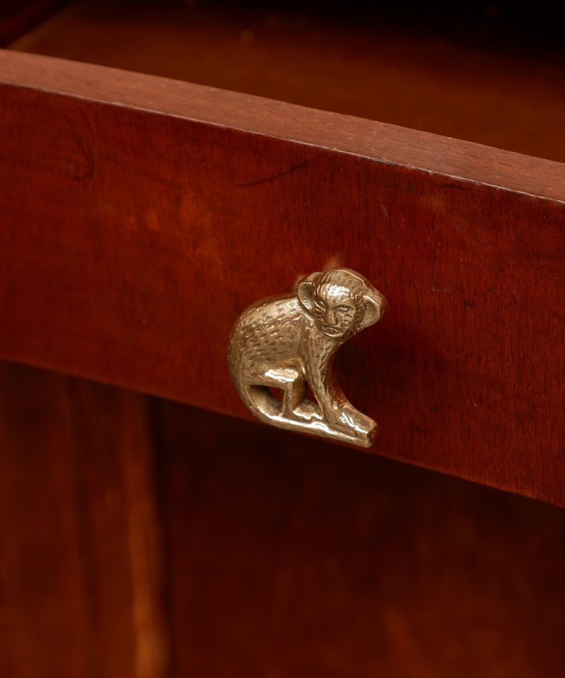 Monkey Knob Left, Brass Cabinet Handle, Furniture DecorDoing GoodsCabinet Handles